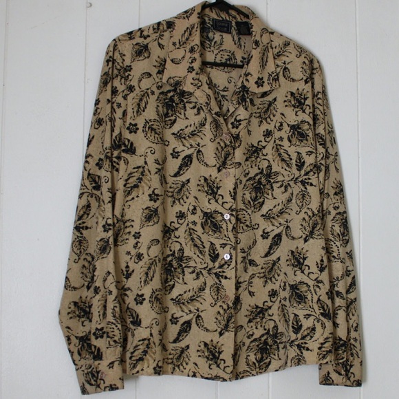 Laura Scott Long-sleeve, Button-up Blouse - Picture 1 of 4